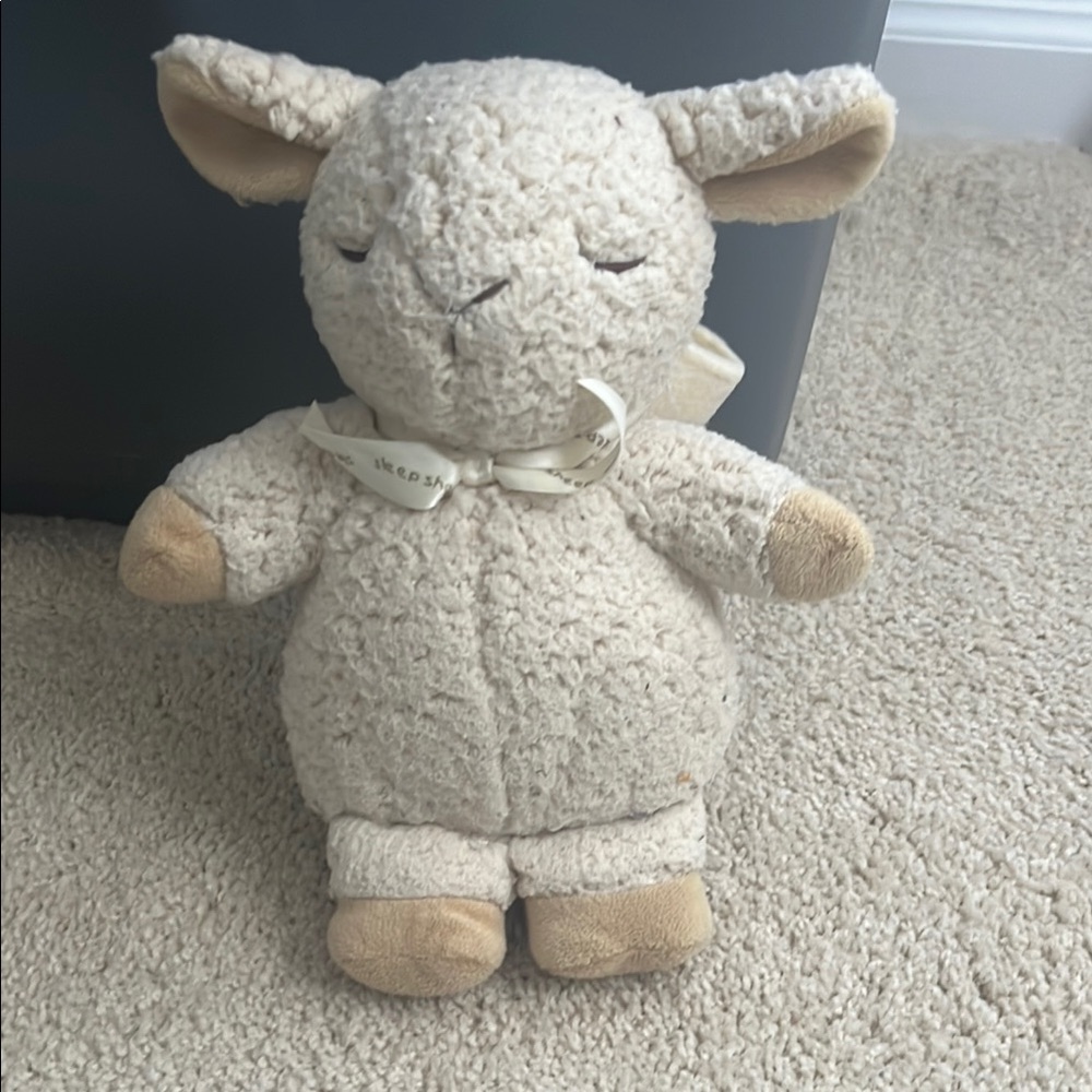 Cloud B Cream and Tan Stuffed Animal
